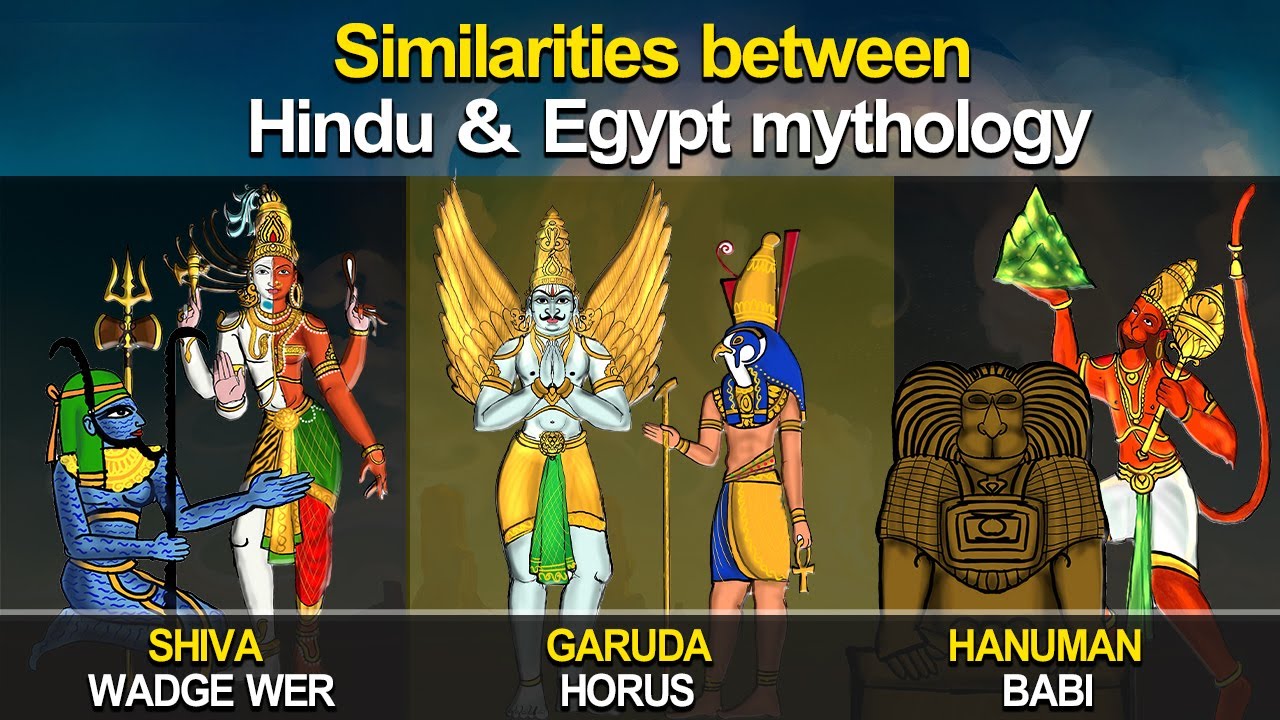 Shocking similarities between ancient indian  & Egyptian mythology  | United originals english