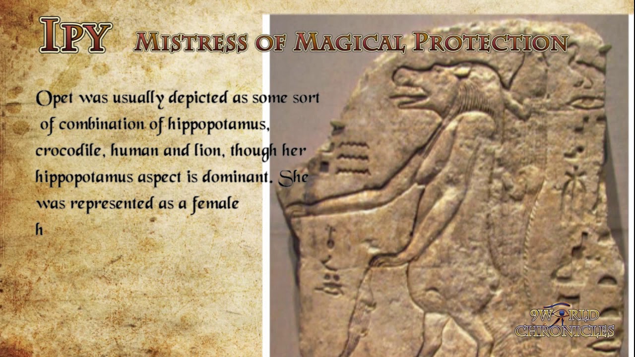 Ipy mistress of magical protection Egyptian Mythology