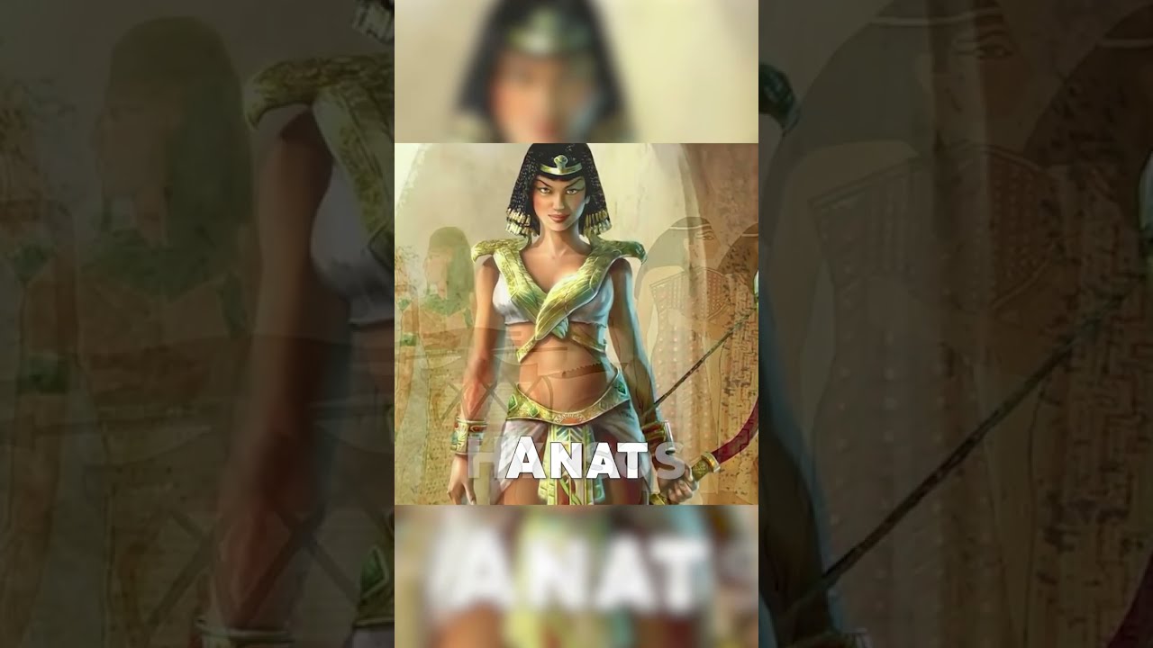 Anat - The Egyptian Gods - Egyptian Mythology - Mythological Curiosities - See U in History #shorts