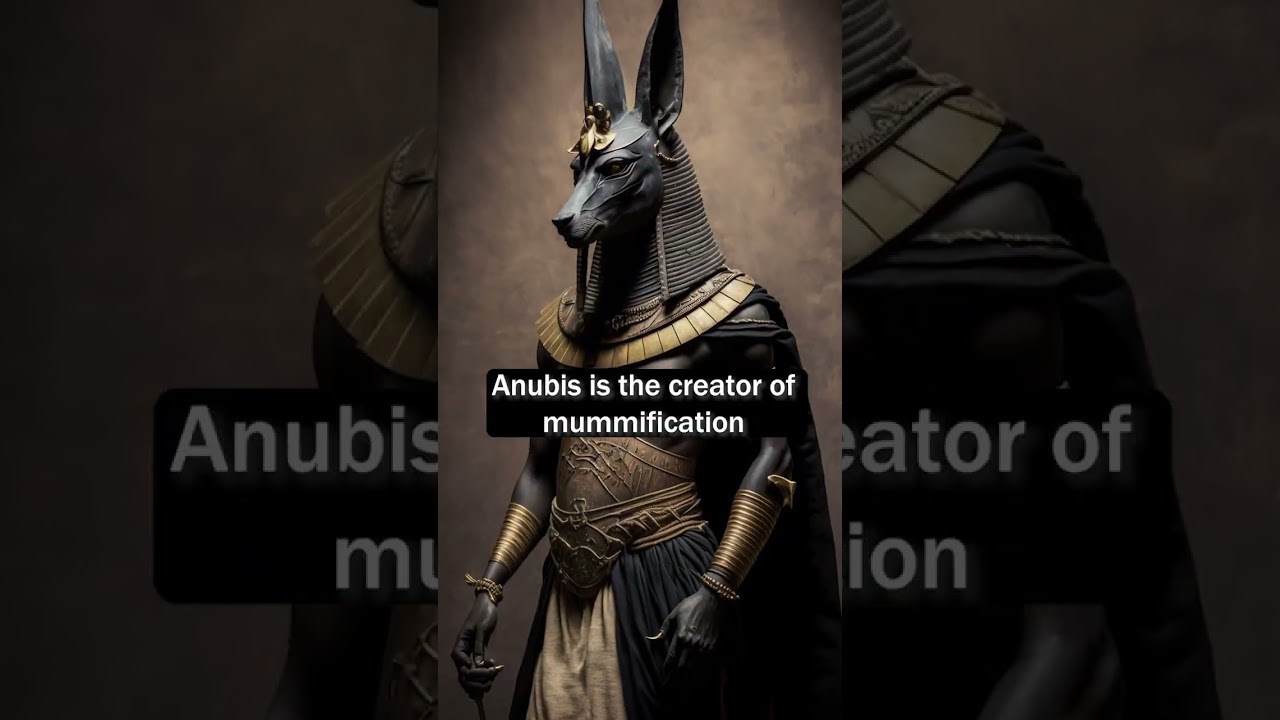 I used A.I. to bring alive the ancient Egyptian God Anubis