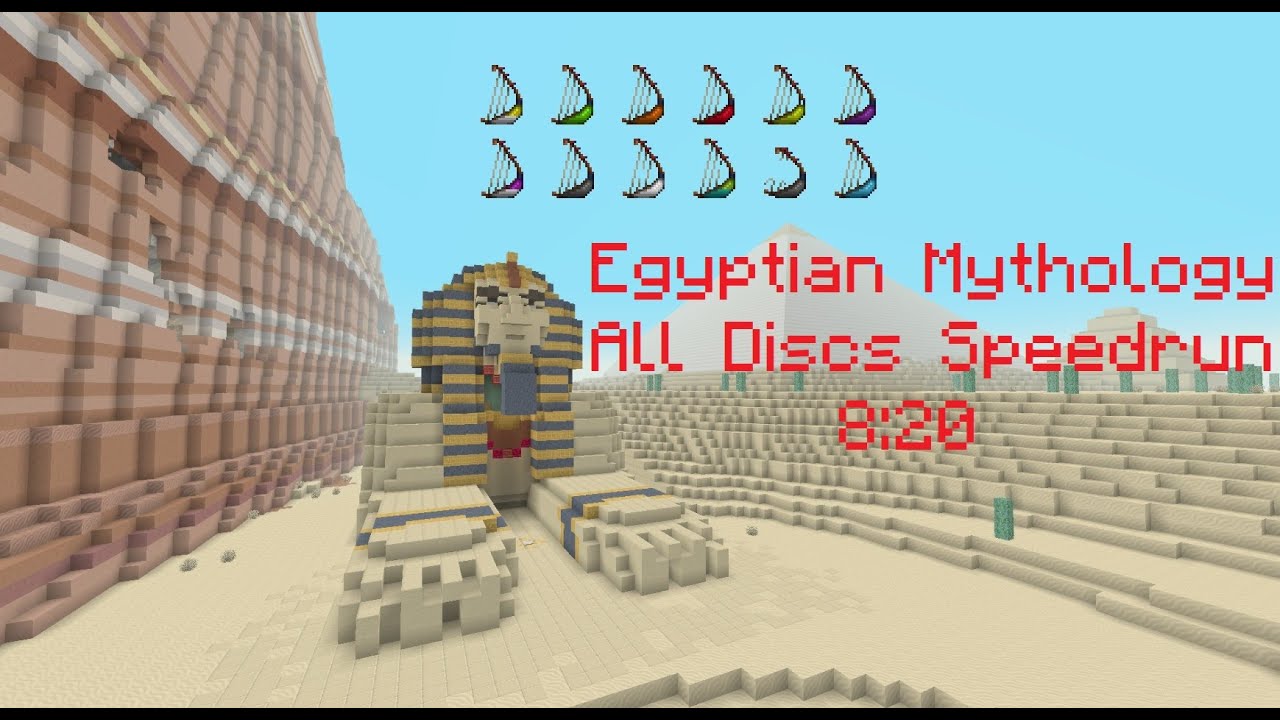 [WR] Minecraft Egyptian Mythology World All Discs Speedrun in 8:20