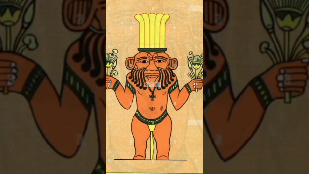 Bes the dwarf god in Egyptian Mythology|watch full video on my channel #shorts