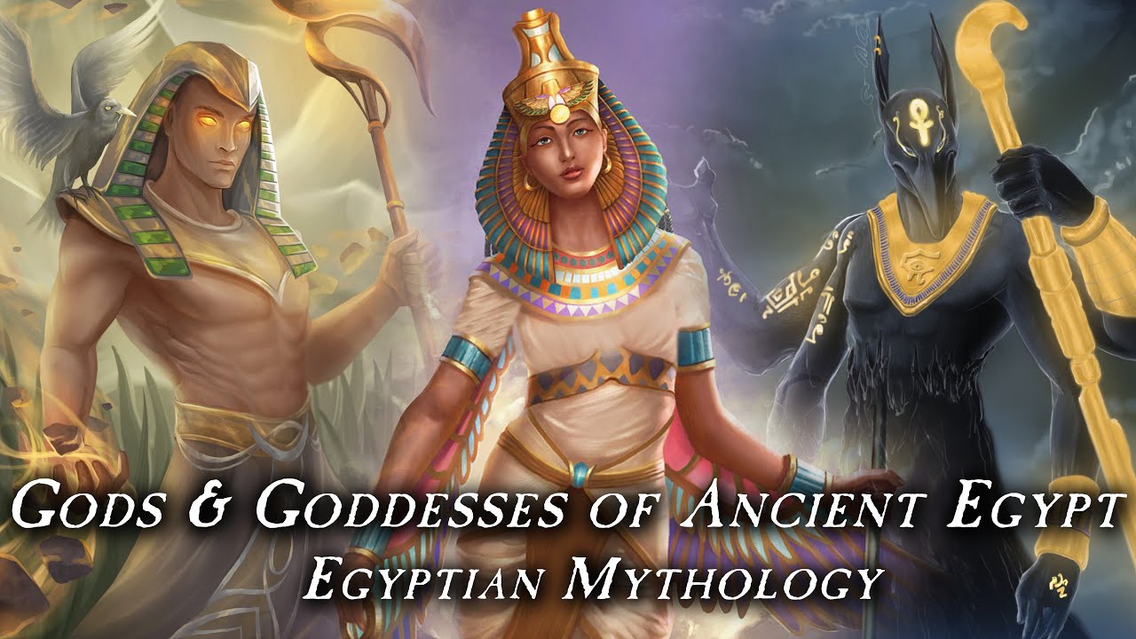 Egyptian Mythology - Gods and Goddesses of Ancient Egypt | Ra Osiris Isis Horus Seth Anubis & more