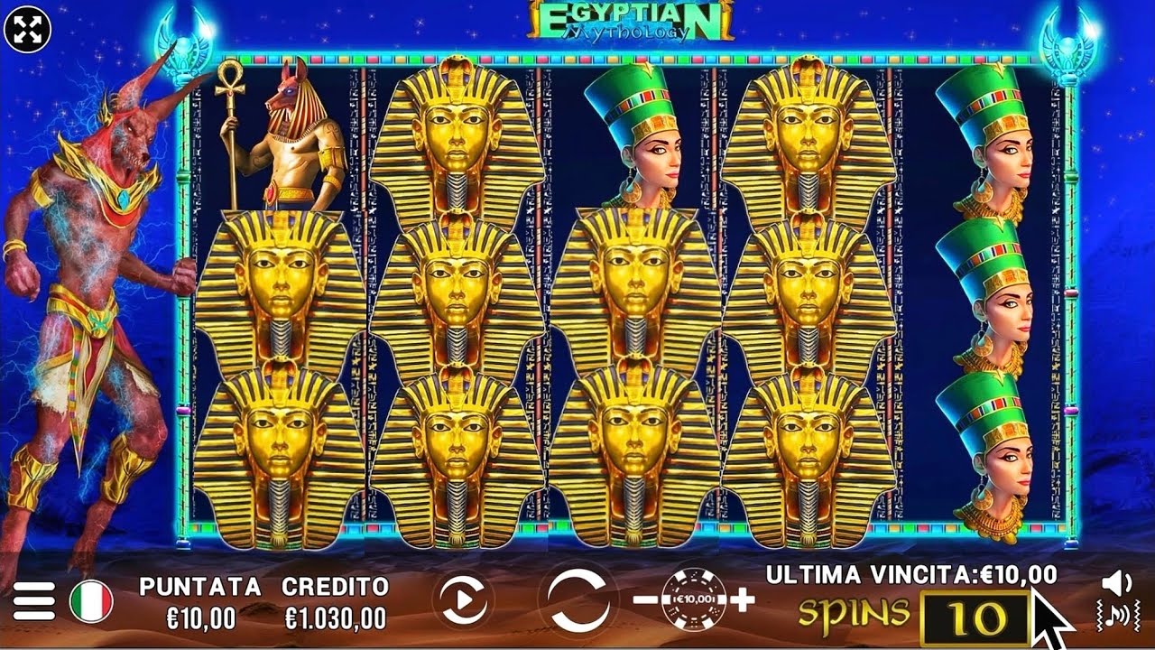 Slot BAR EgyptiaN Mythology Online Free Spin bet 10€ Macchinette Italia