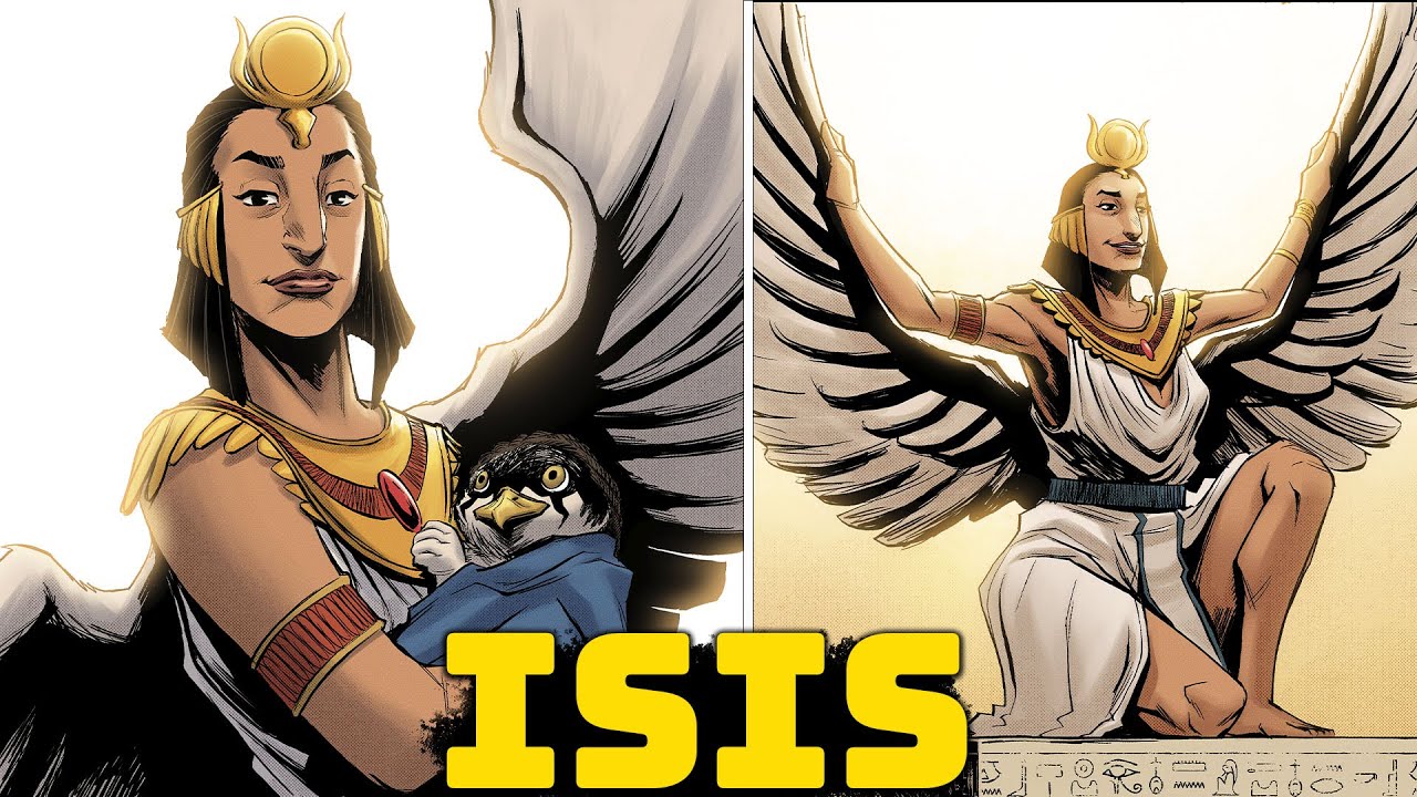 Isis - The Goddess of Healing and Protector of the Dead - Egyptian Mythology - See u In History