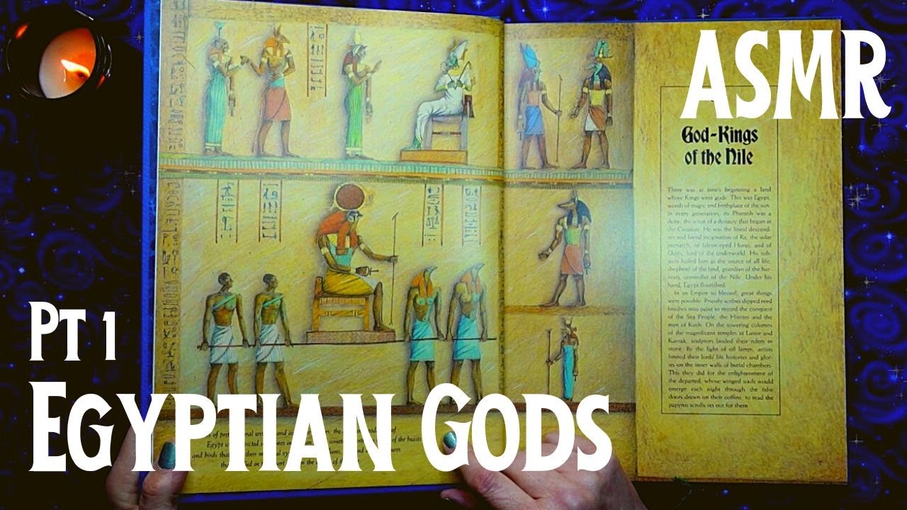ASMR | Pt 1: Egyptian Mythology! The Story of Ra, Isis & Osiris - Whispered Reading