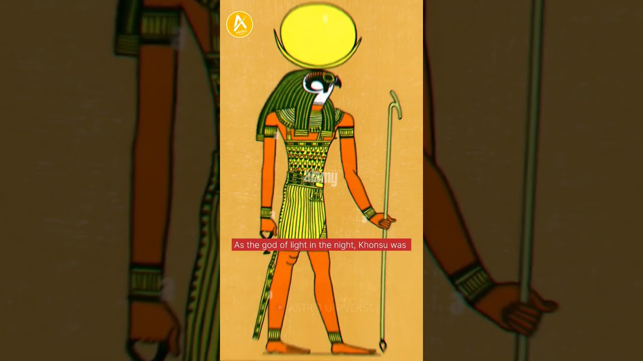 10 Facts about Khonsu from Egyptian Mythology #shorts #youtubeshorts