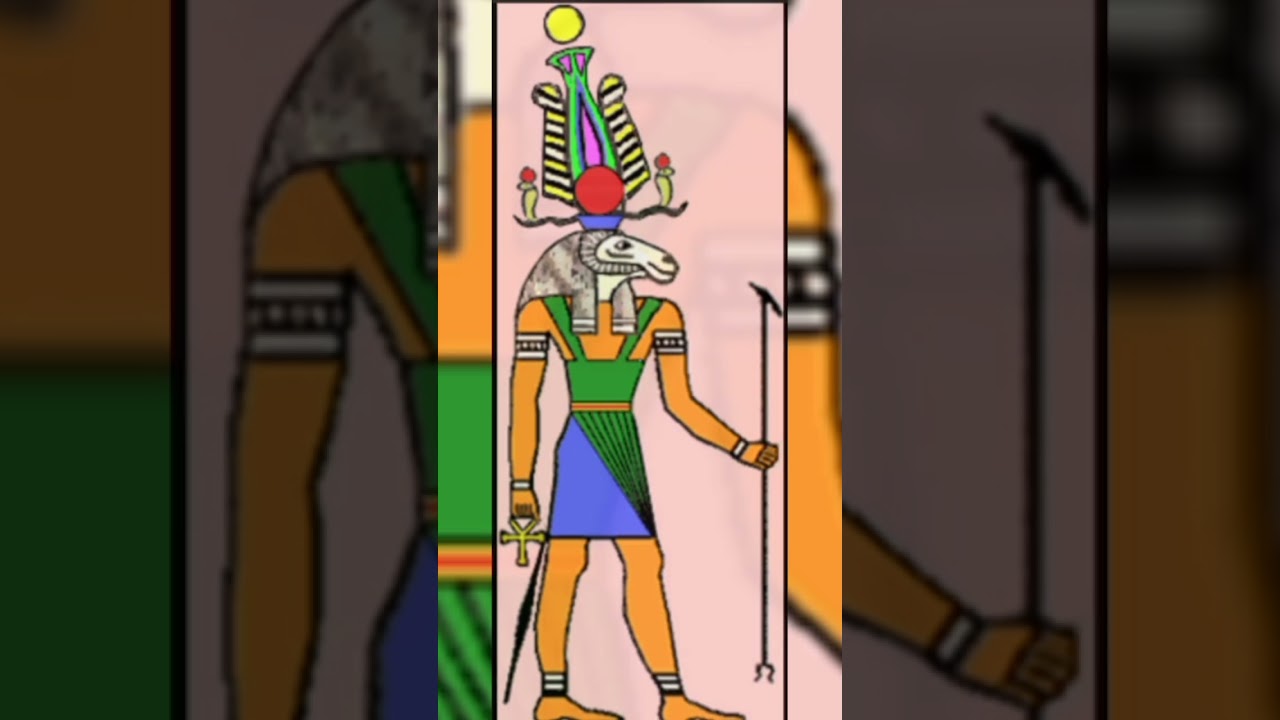 Herishef the ram headed god in Egyptian Mythology|watch full video on my channel #shorts