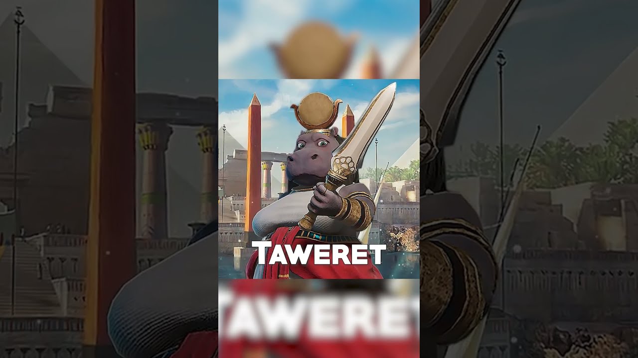 Taweret - The Protector of Women - The Egyptian Gods - Egyptian Mythology - See U in History #shorts