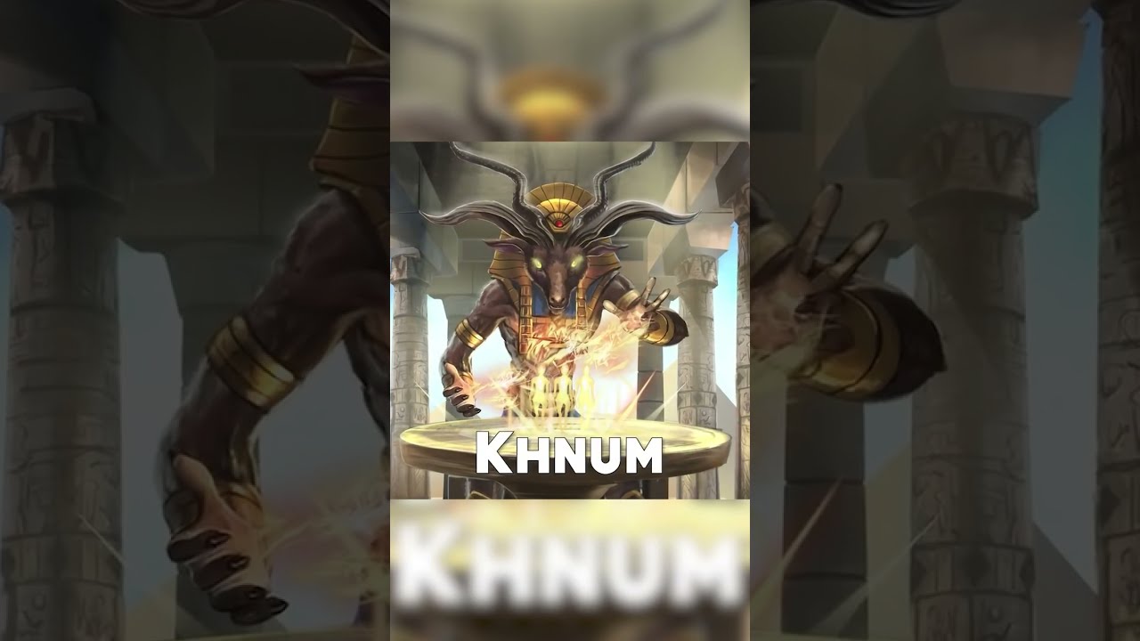 Khnum - The Protector of the Dead - The Egyptian Gods - Egyptian Mythology  #shorts